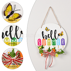 Wooden Pendant Decorations&nbsp;WOOD-WH0107-78