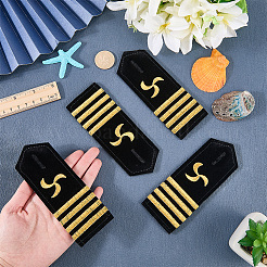 2 Pairs Polyester Epaulettes&nbsp;AJEW-CN0007-70
