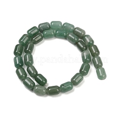 天然石グリーンアベンチュリンビーズ連売り  コラム  14x10mm  穴：1~1.2mm  約29個/連  15.75''（40センチメートル）&nbsp;G-U018-A01-01