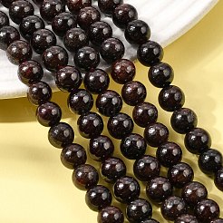Natural Garnet Gemstone Beads Strands&nbsp;G-R263-7mm