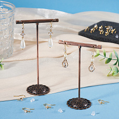 32Pcs 4 Styles Brass Pave Clear Cubic Zirconia Earring Hooks&nbsp;KK-TA0008-45