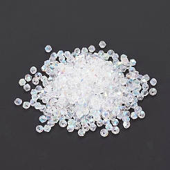 500Pcs Faceted Bicone Electroplate Glass Beads Strands&nbsp;EGLA-YW0001-08