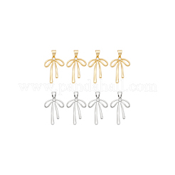Brass Micro Pave Clear Cubic Zirconia Pendants&nbsp;FIND-BC0013-57A