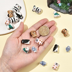 6Pcs 6 Styles Handmade Porcelain Beads&nbsp;PORC-YW0001-70