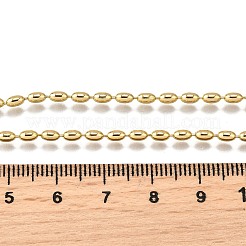 2.5MM Brass Oval Link Chain Necklaces&nbsp;X-NJEW-M108-20G