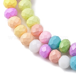 Baking Paint Glass Beads Strands&nbsp;LAMP-R020-03A