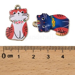 Alloy Enamel Pendants&nbsp;FIND-I064-03G-04