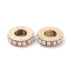 Rack Plating Alloy European Beads&nbsp;PALLOY-P289-33LG