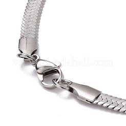 Non-Tarnish 304 Stainless Steel Snake Chains Necklaces&nbsp;NJEW-O058-32P