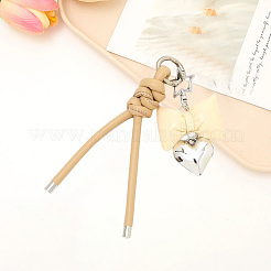 1Pc Imitation Leather Keychain&nbsp;AJEW-CL0001-09C