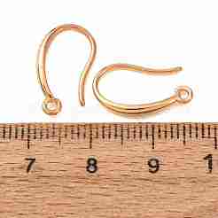 Brass Earring Hooks&nbsp;KK-CBA8EB2-09G