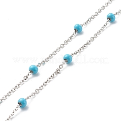 304 Stainless Steel Cable Chain Necklaces&nbsp;AJEW-EH00377-04