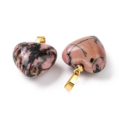 Natural Rhodonite Pendants&nbsp;G-I311-A14-G