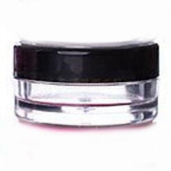 プラスチッククリームジャー  ネジカバー  コラム  ブラック  29.5x16mm  容量：5g&nbsp;MRMJ-WH0065-79A