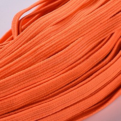 弾性コード  ポリエステルは外側に、ゴムは内側に  サンゴ  6mm  約30 M /バンドル&nbsp;EC-WH0014-35