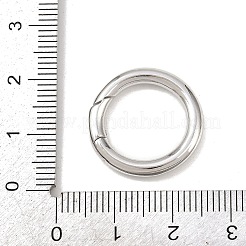 真鍮スプリングゲートリング  長持ちメッキ  鉛フリー＆カドミウムフリー  ラックめっき  リング  プラチナ  20x3mm&nbsp;KK-Z132-08P