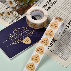 1 Inch Thank You Stickers&nbsp;X-DIY-G021-13A