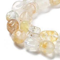 天然トパーズビーズ連売り  ナゲット  8~15x5.5~12x4.5~10.5mm  穴：1~1.2mm  約40~42個/連  15.94''~16.34''（40.5~41.5センチメートル）&nbsp;G-C179-F04-01
