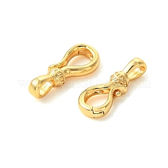 シェグレース真鍮製引き輪  カドミウムフリーと鉛フリー＆ニッケルフリー  18KGP本金メッキ  14.5x6x3mm  穴：4.5x3.5mm&nbsp;XGRQ6B076-890G
