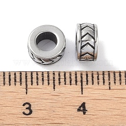 316 Surgical Stainless Steel European Beads&nbsp;STAS-P362-03AS-01