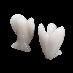Natural White Jade Gemstone Carved Angle Figurines&nbsp;GG-CBA8396-A16
