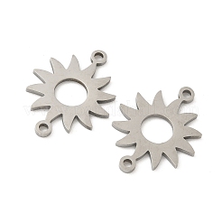 201 Stainless Steel Laser Cut Connector Charms&nbsp;STAS-P428-06P