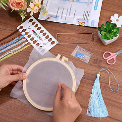 DIY Bookmarks Embroidery Starter Kit&nbsp;DIY-WH20816-004B
