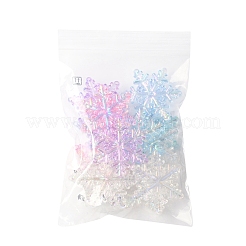 14Pcs 5 Colors AB Color Transparent Acrylic Chandelier Component Links&nbsp;TACR-FS0001-55