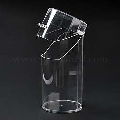 Flip Cover Column Plastic Pen Holder&nbsp;MRMJ-E010-03