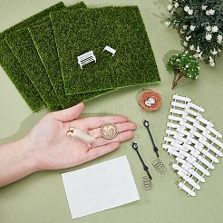 樹脂ディスプレイ装飾  苔マイクロ風景庭の装飾  混合図形  12~150x8~150x6~30.5mm&nbsp;DJEW-CN0001-46