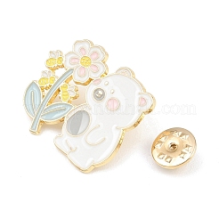 White Bear Enamel Pins&nbsp;JEWB-I057-02KCG-02