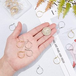 Brass Hoop Earrings&nbsp;KK-FH0001-34