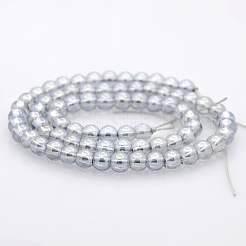 Pearl Luster Plated Glass Round Beads Strands&nbsp;GLAA-A025-6mm-PL02
