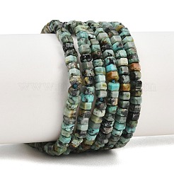 Natural African Turquoise(Jasper) Beads Strands&nbsp;G-G345-C23-2x4mm