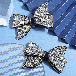 Bowknot Non-woven Fabrics Shoe Decoration&nbsp;FIND-WH0139-290B