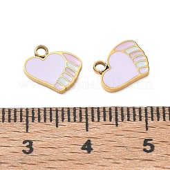 304 Stainless Steel Enamel Pendants&nbsp;SA-CBA7876-20G
