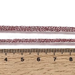 3.5MM Polyester Metallic Cord Braided Cord Necklace Making&nbsp;FB-CBAA152-01G