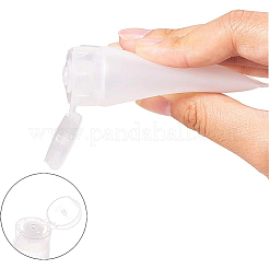 20ml Matte PE Plastic Refillable Flip Top Cap Bottles&nbsp;LS-MRMJ-WH0024-01A