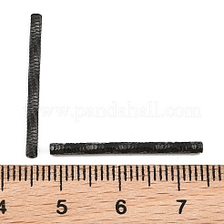 304ステンレスチューブビーズ  イオンプレーティング（ip）  ブラック  26x2mm  穴：0.5~1mm&nbsp;SA-CBA098D-08G-EB