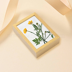 Mdf（中密度繊維板）フォトフレーム  長方形  淡い茶色  170x120x43mm&nbsp;DJEW-GF0001-22B
