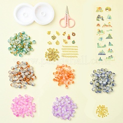 DIY Lampwork Beaded Bracelet Making Kit&nbsp;DIY-FZC0001-01D