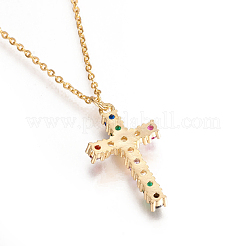 304 Stainless Steel Pendant Necklaces&nbsp;NJEW-E138-03G
