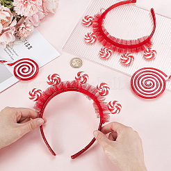 Cloth Lollipop Hair Bands for Women Girl&nbsp;OHAR-WH0021-89A