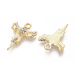 Alloy Rhinestone Pendants&nbsp;FIND-N008-18KCG