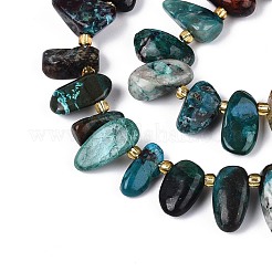 Natural Chrysocolla Beads Strands&nbsp;G-Z091-A46