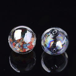 Handmade Blown Glass Globe Beads&nbsp;DH017J-1-20mm-AB