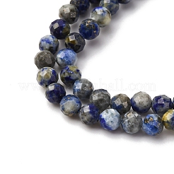 Natural Lapis Lazuli Beads Strands&nbsp;G-RM2025-A41-4mm-B