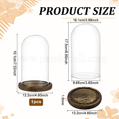 Arch Glass Dome Cover&nbsp;AJEW-WH0596-866D-01