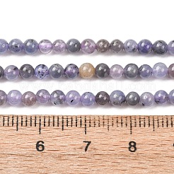 Natural Tanzanite Beads Strands&nbsp;G-H358-A08-3mm-01