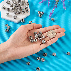 66pcs 11 style Tibetan Style Alloy European Beads&nbsp;FIND-TA0001-98